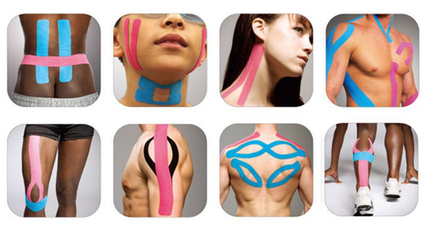 different ways to use keniso tape Kinesio taping, Kinesiology taping, Kinesiolog